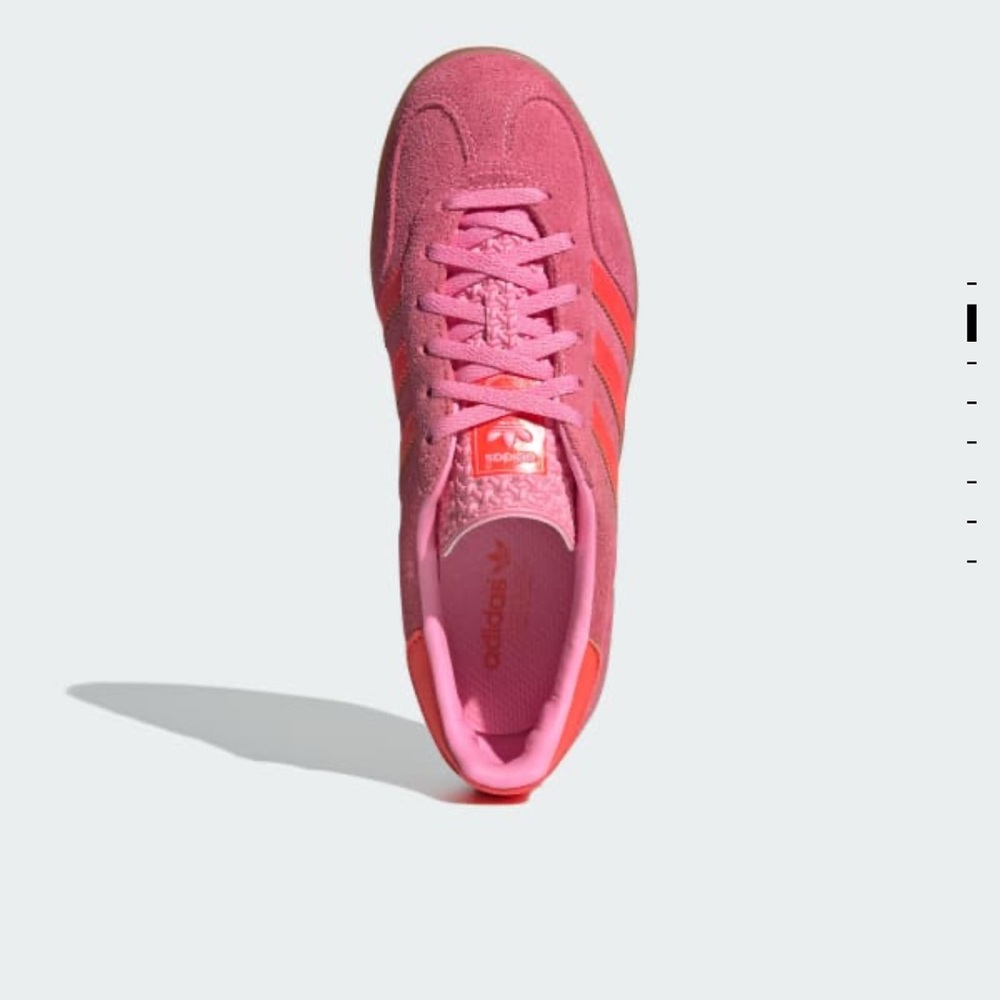 Adidas Gazelle Indoor Women's sneaker in beam neon pink solar red gum